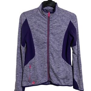 Adidas Golf Puremotion Women's Full Zip Purple Athletic Jacket Size M